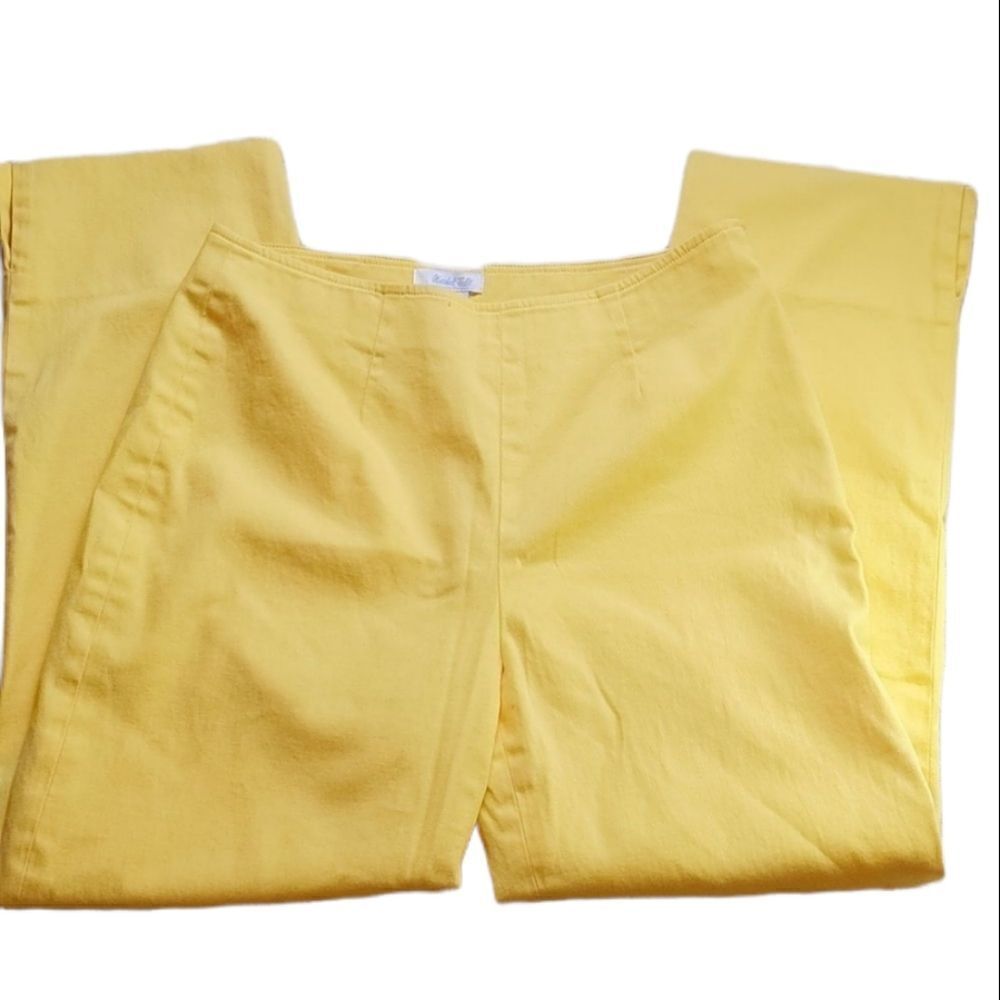 Marshall Field's vintage yellow cigarette pants size‎ 4